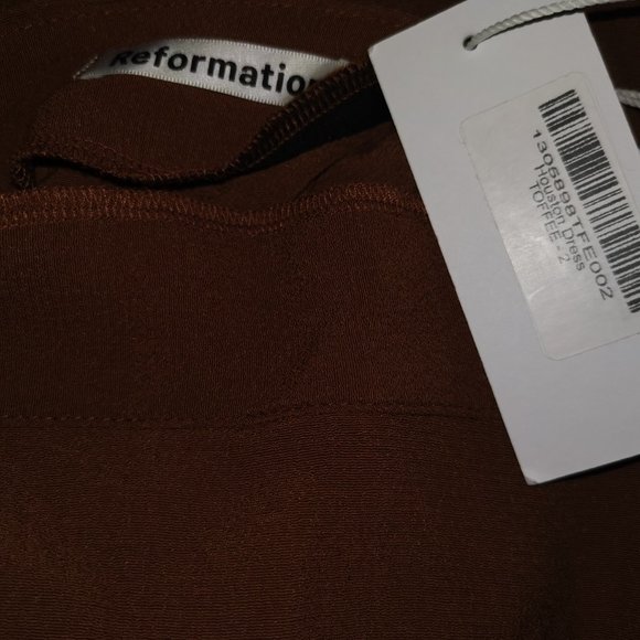 Reformation 'Houston' Backless Maxi Dress in Toffee - Picture 6 of 6